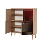 Hanah Home Multilux-221 Armario Multiusos Roble Sonoma
